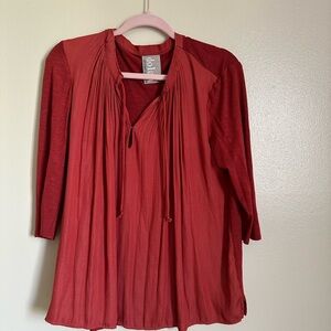 Dolan‎ Rustic Orange Women's Tunic Top XL